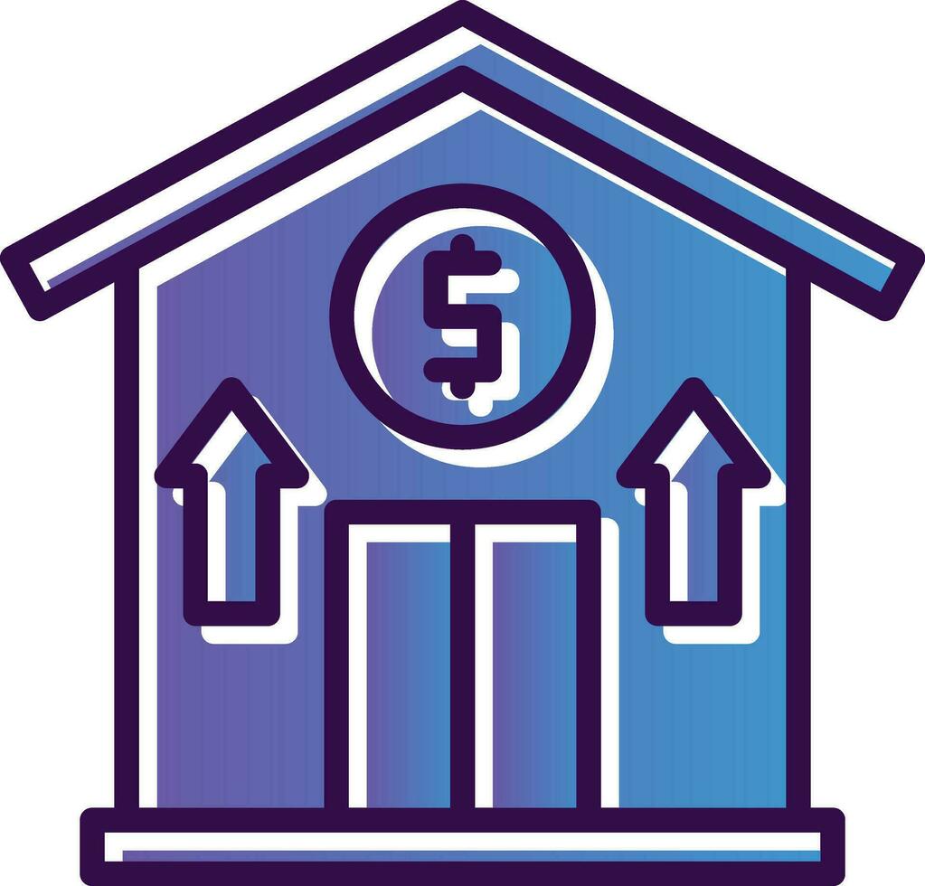 House Value Vector Icon Design