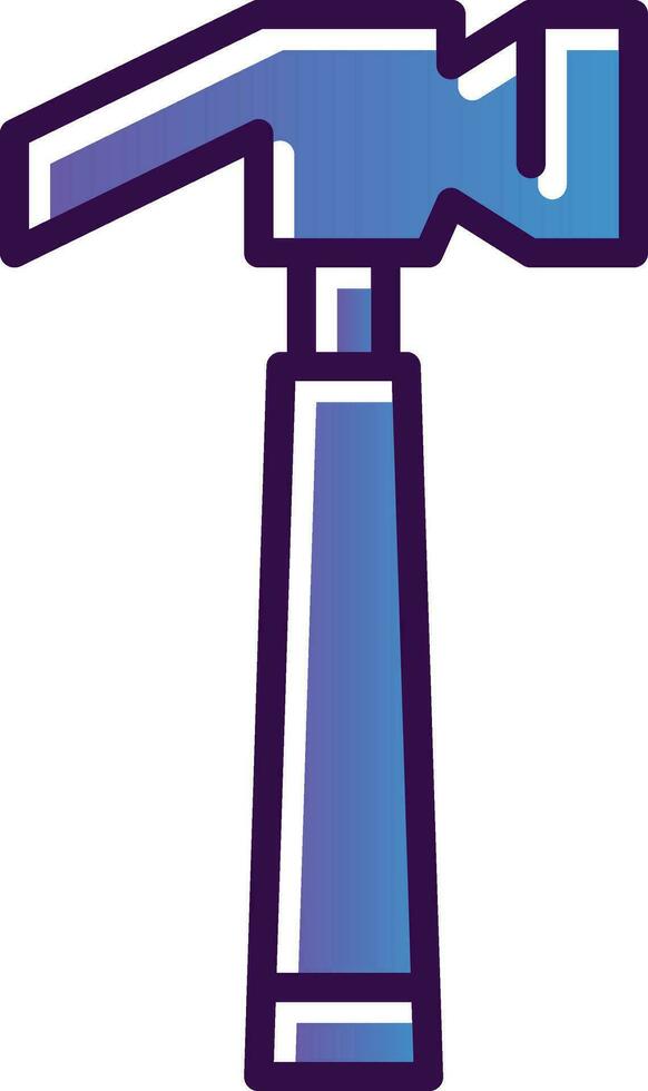 Hammer Vector Icon Design