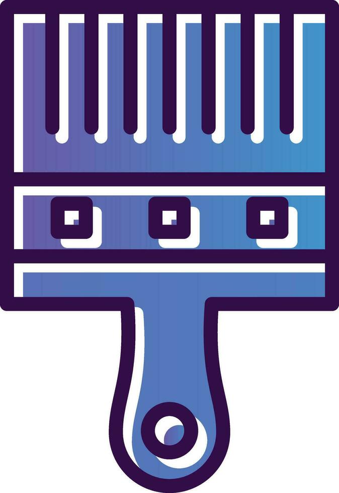 Paint Brush Vector Icon Design