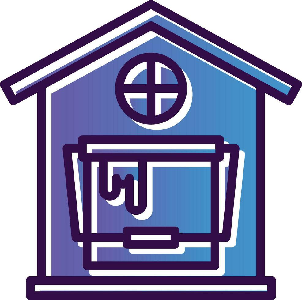 House Paint Vector Icon Design