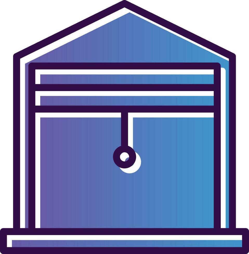 Garage Vector Icon Design