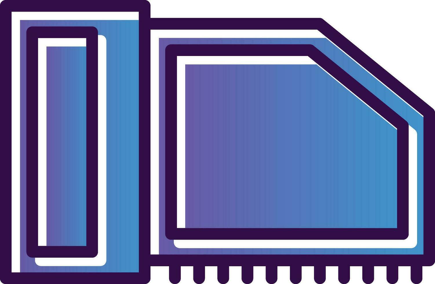 Hack Saw Vector Icon Design