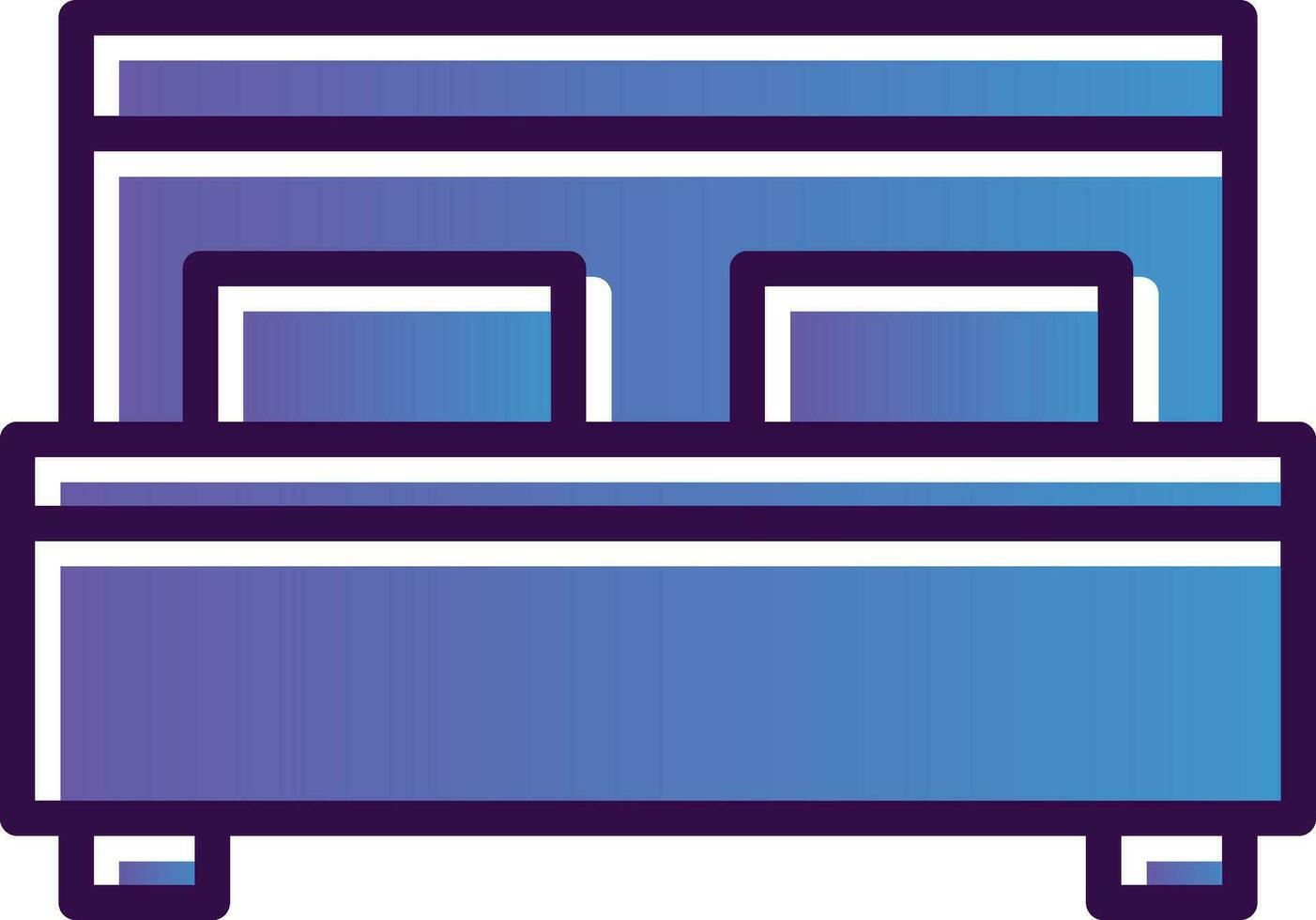 Bed Vector Icon Design