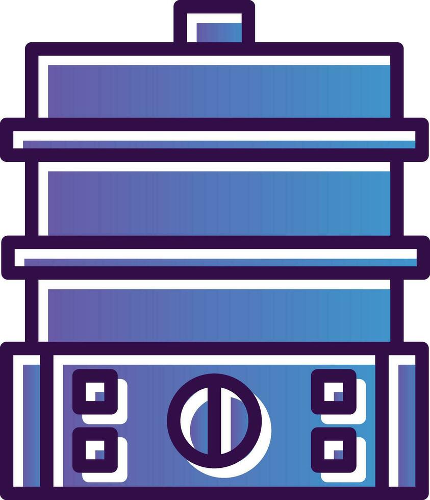 Food Steamer Vector Icon Design