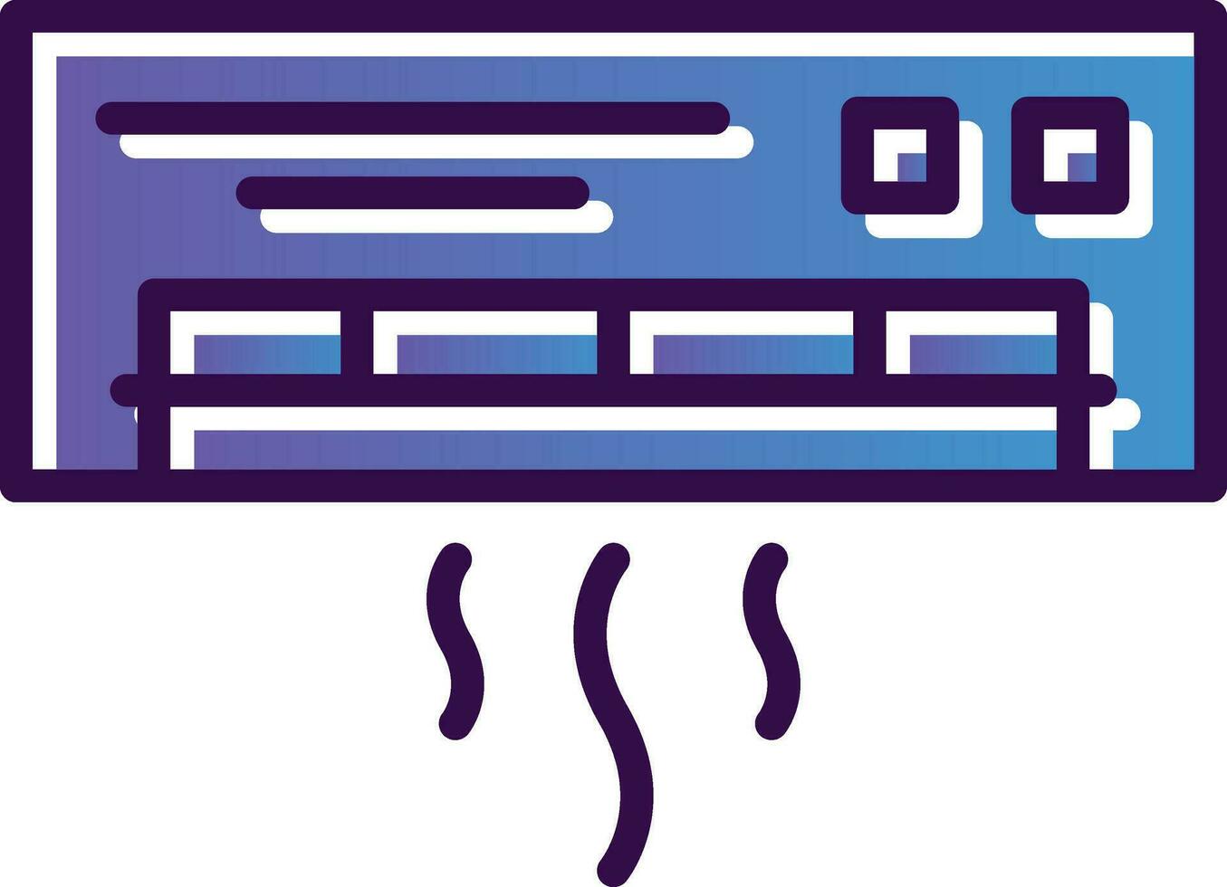 Air Conditioner Vector Icon Design