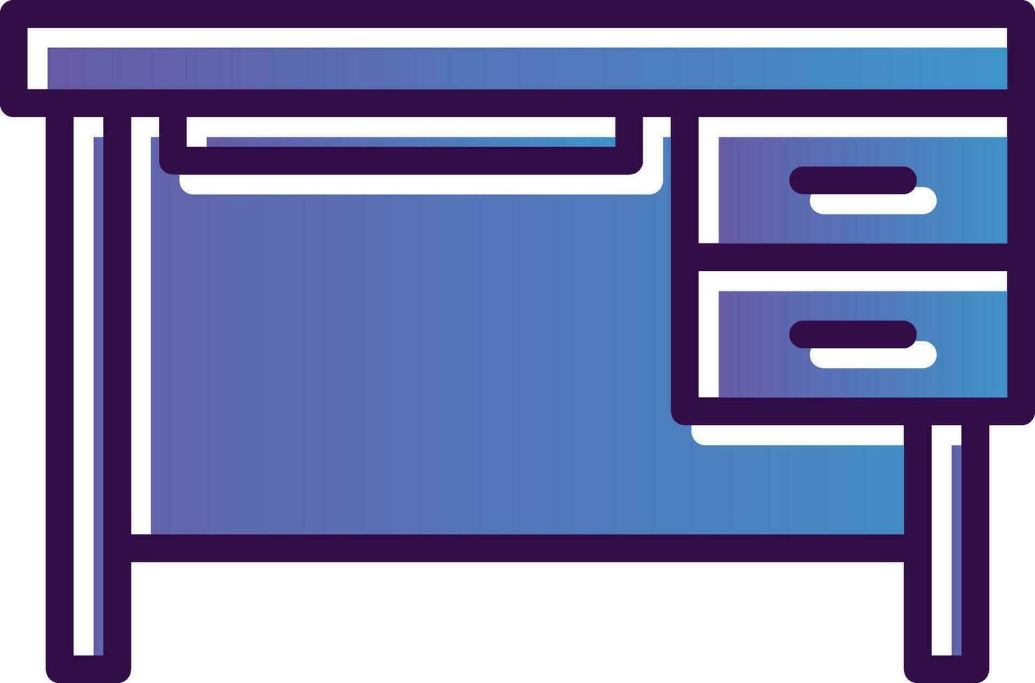 Pc Table Vector Icon Design