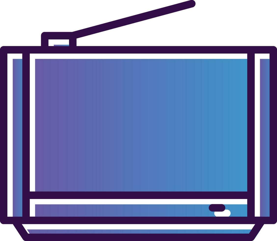 diseño de icono de vector de televisión