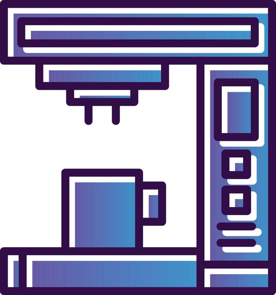 Coffee Machine Vector Icon Design