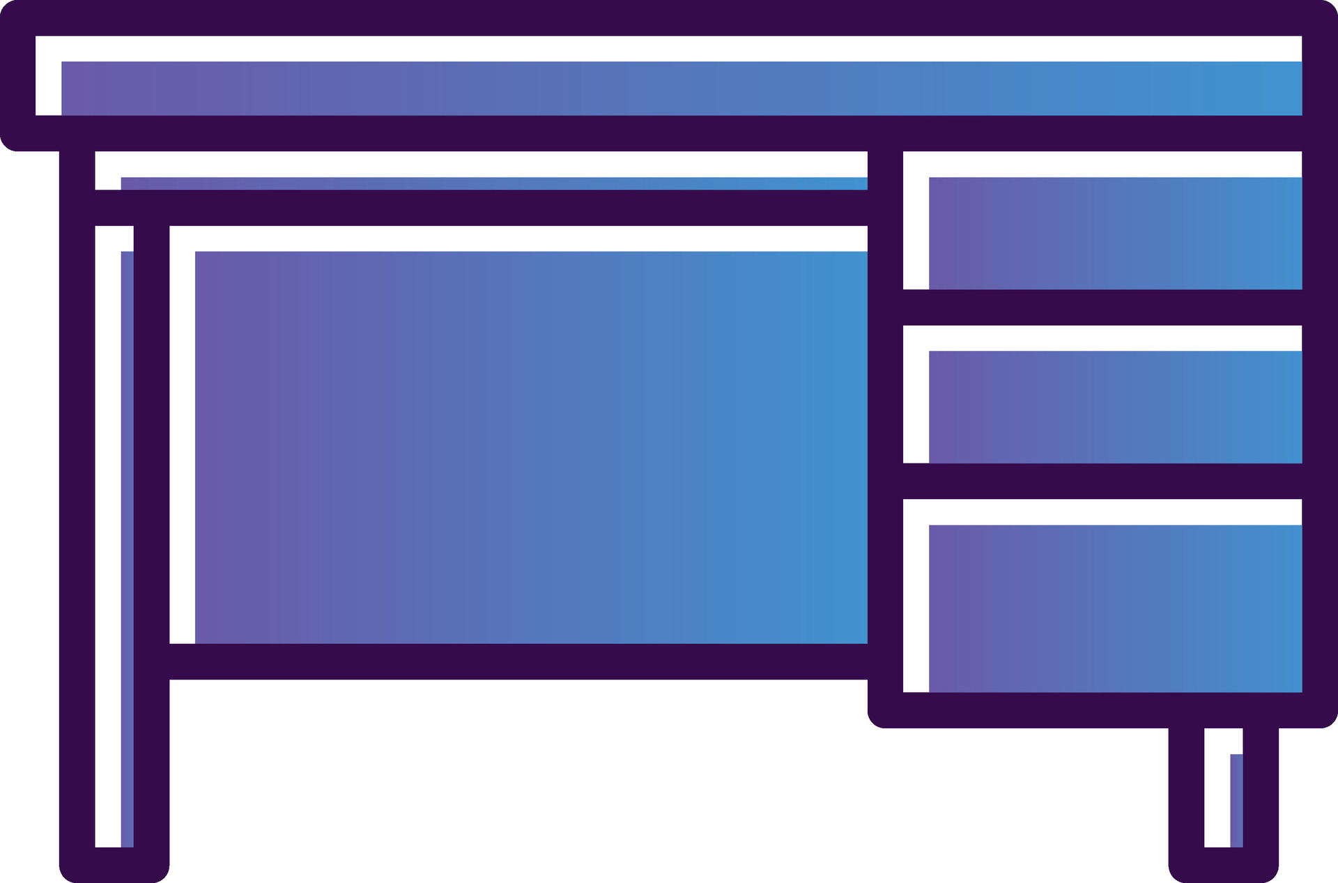 Office Table Vector Icon Design 25995882 Vector Art at Vecteezy