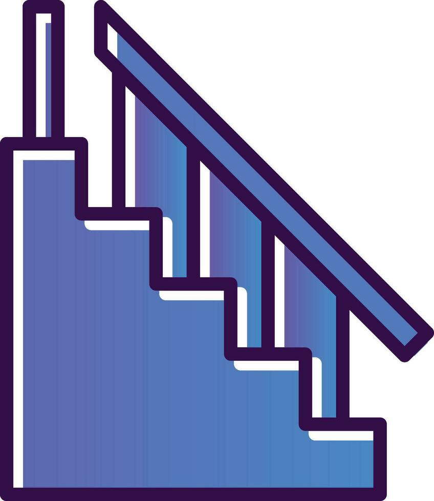 Stair Vector Icon Design