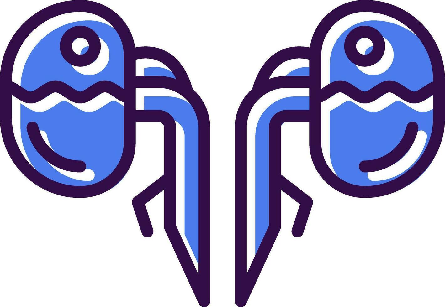 Kidneys Vector Icon Design