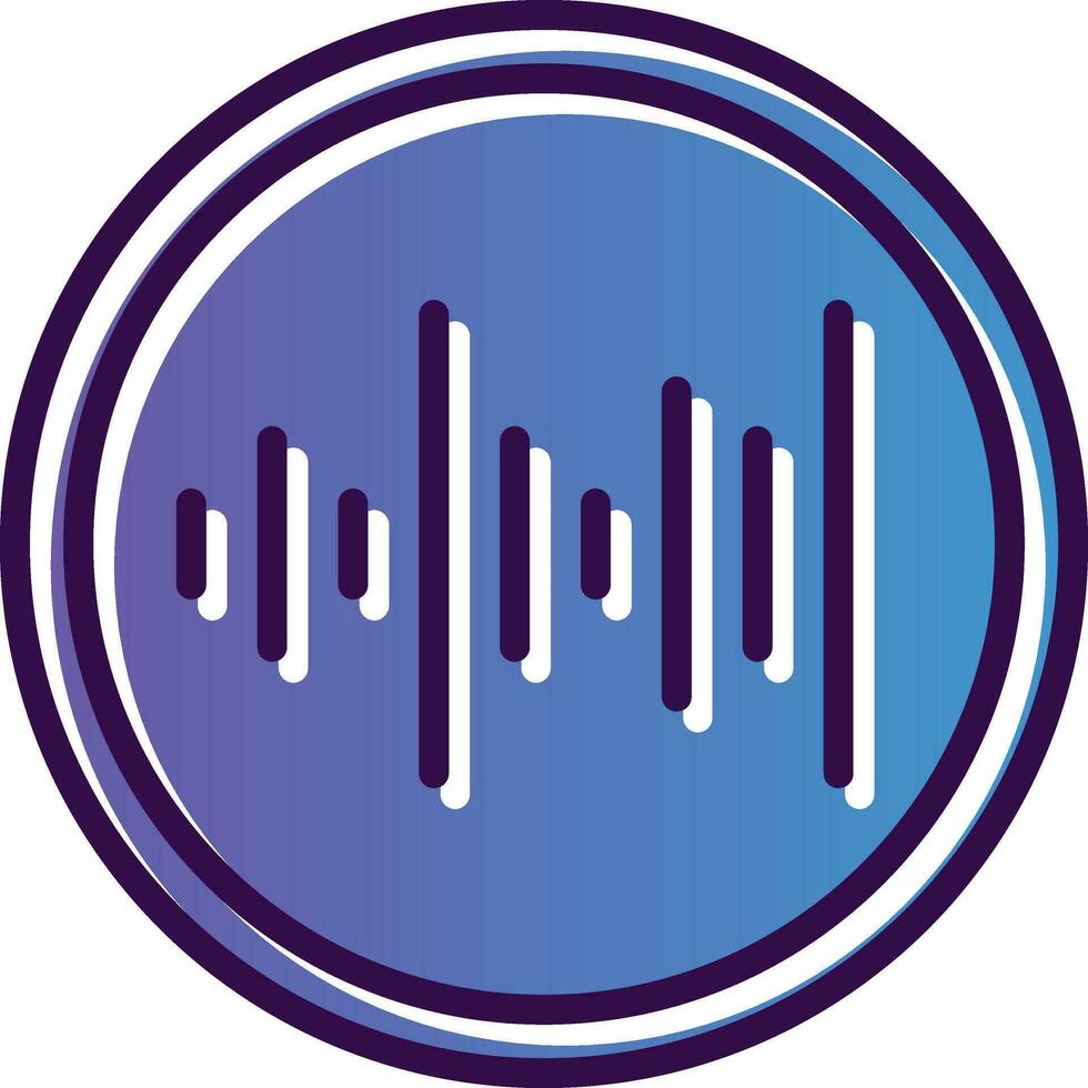 Sound waves Vector Icon Design