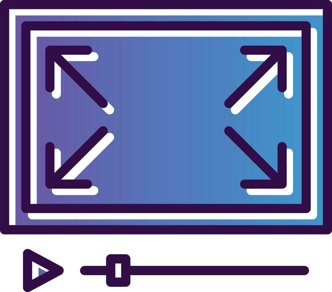 Full screen Vector Icon Design