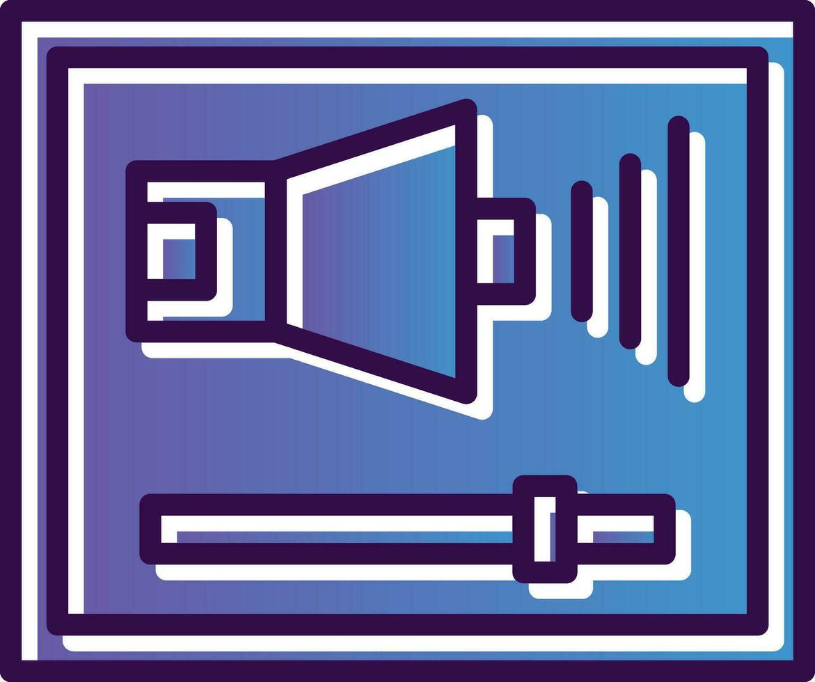 Loud speaker Vector Icon Design