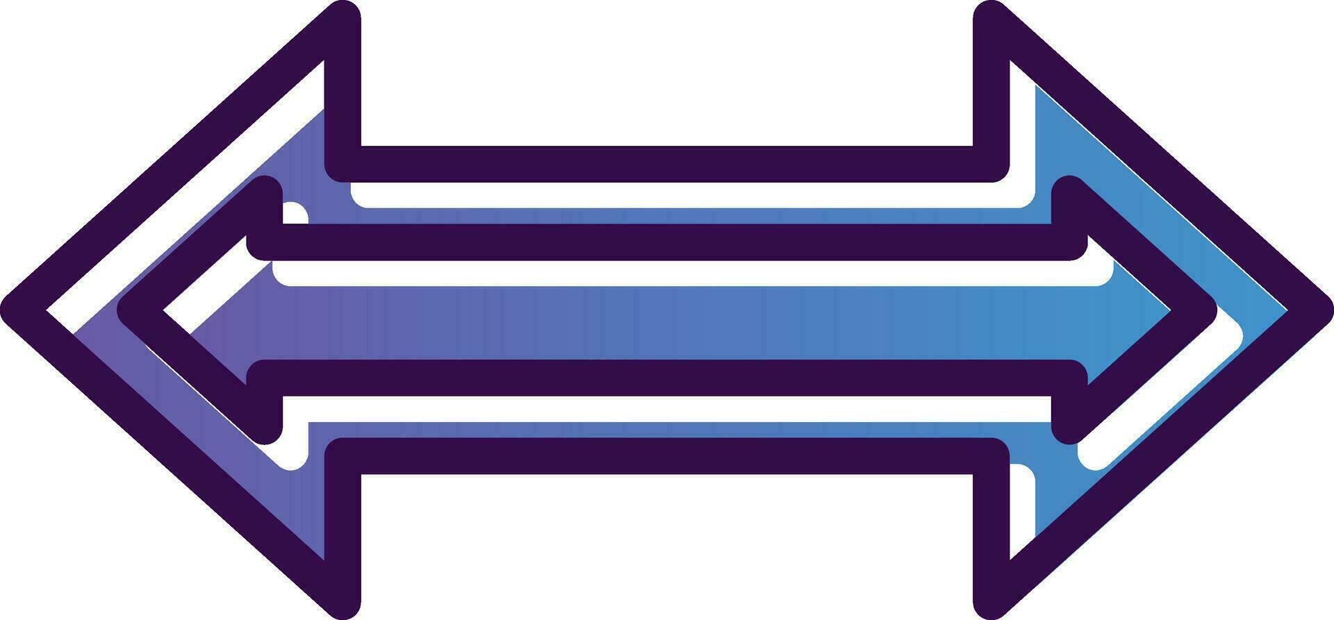Double arrow Vector Icon Design