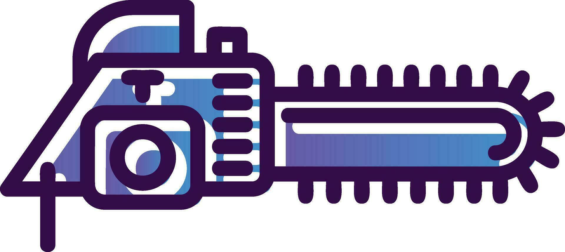 Chain saw Vector Icon Design