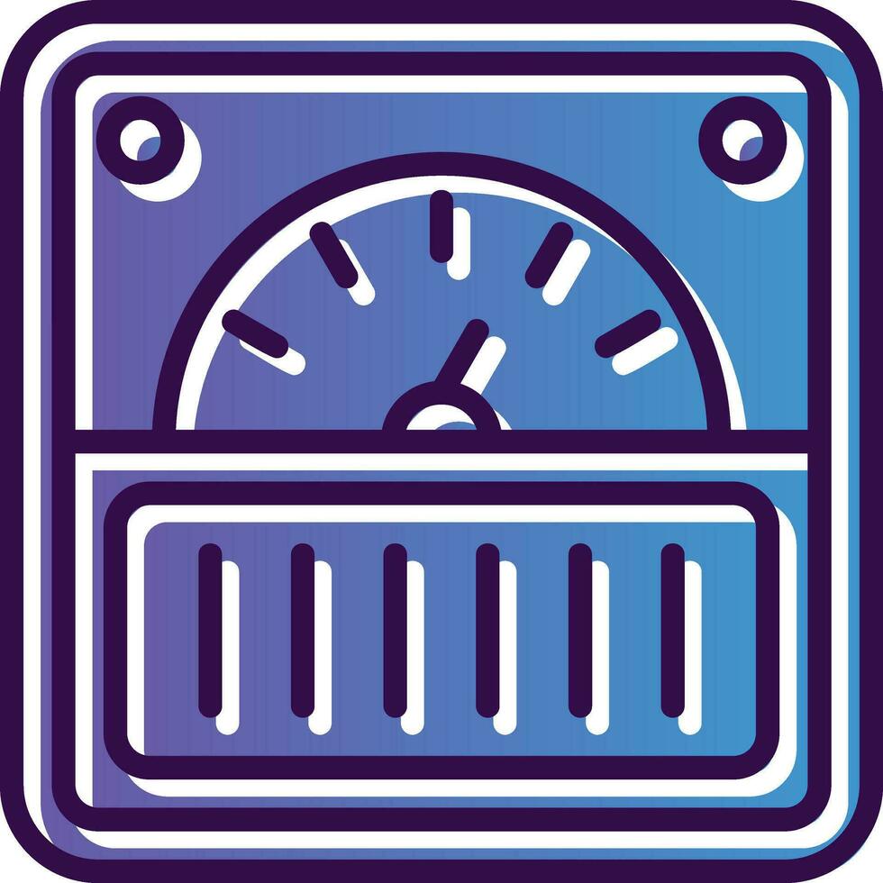 Meter Vector Icon Design