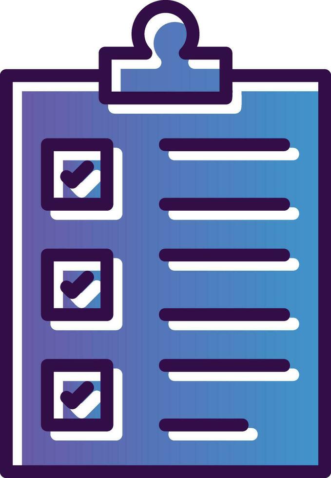List Vector Icon Design