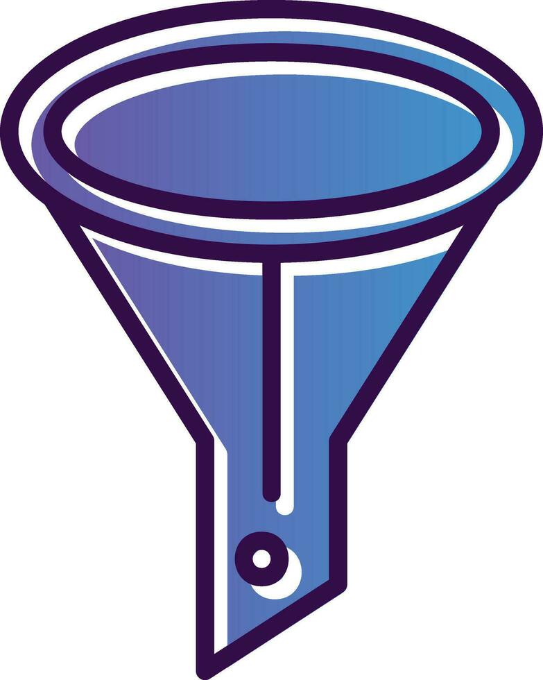 Funnel Vector Icon Design