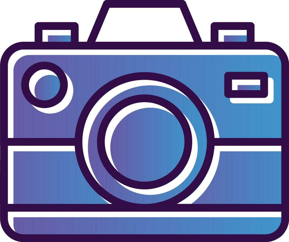 Photo Camera Vector Icon Design