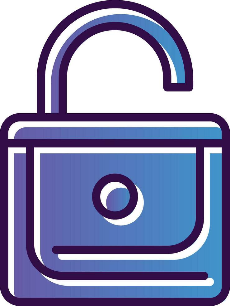 Unlocked Vector Icon Design