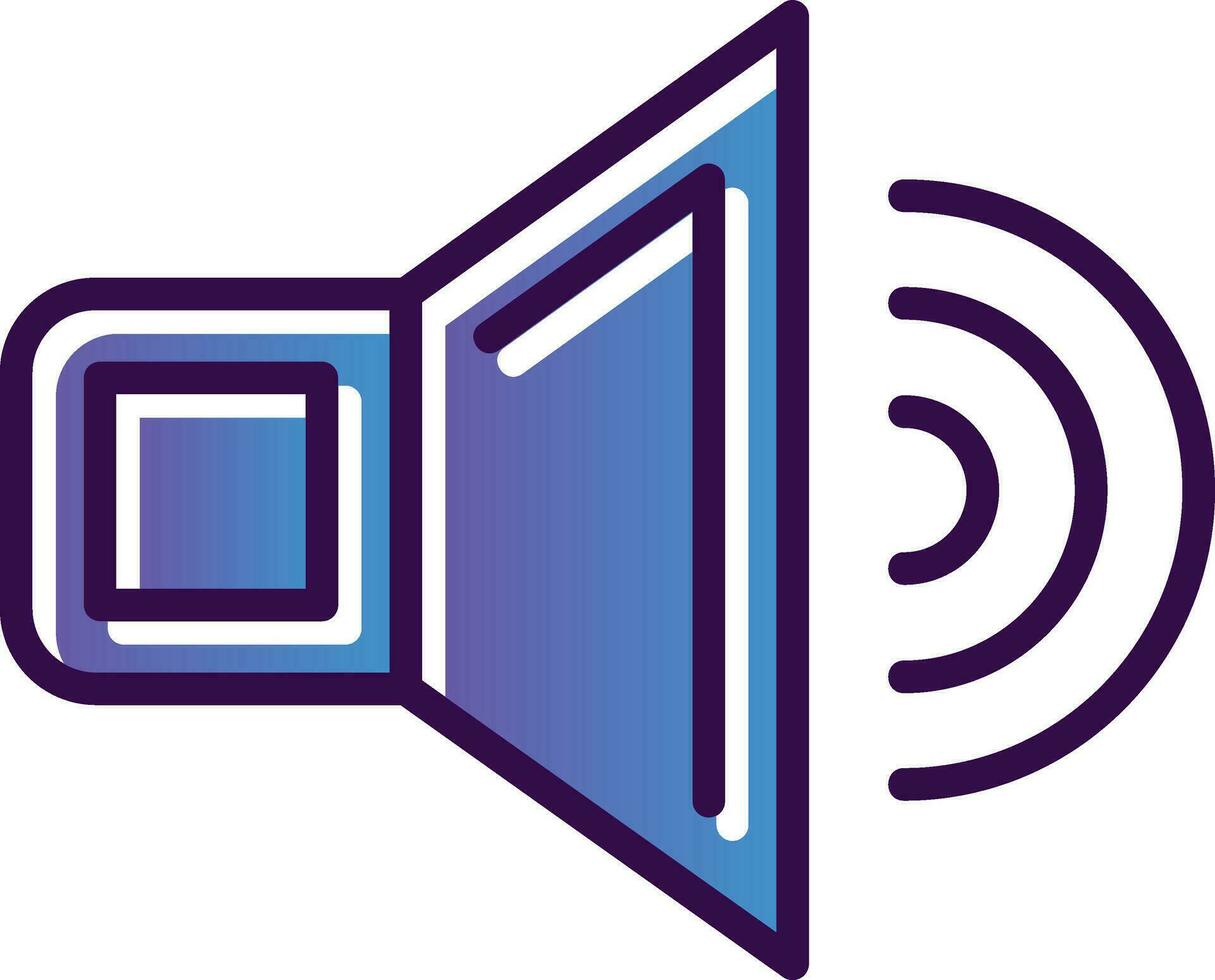 Speaker Vector Icon Design