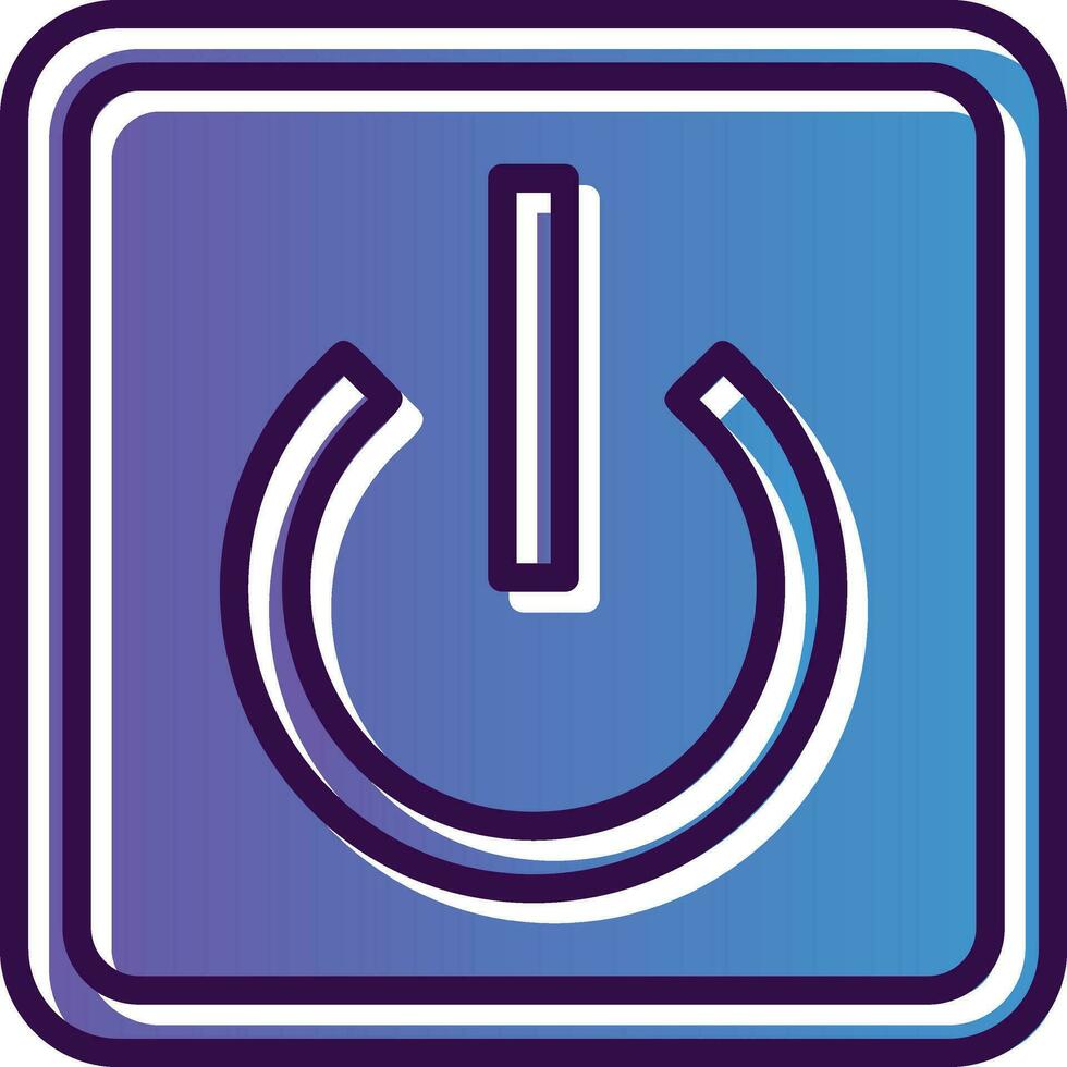 Power Button Off Vector Icon Design