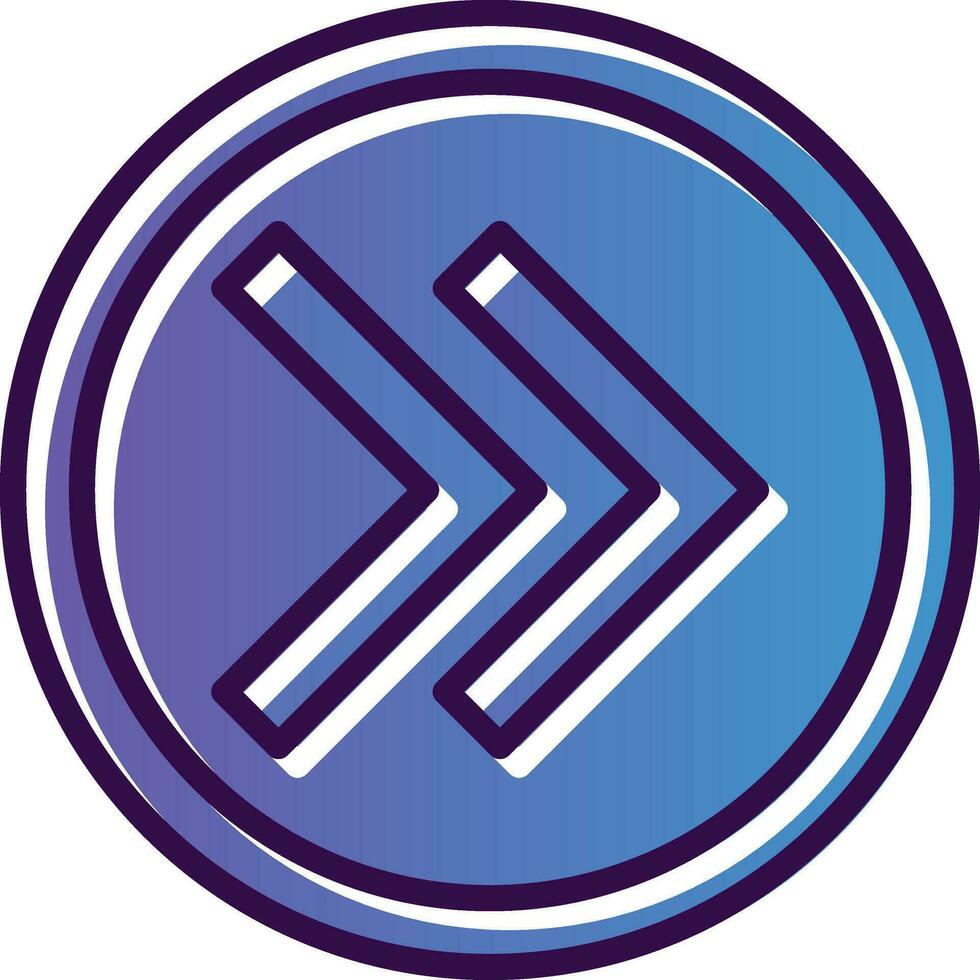 Right Chevron Vector Icon Design
