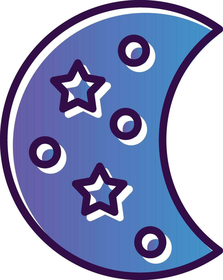 Moon Phase Vector Icon Design