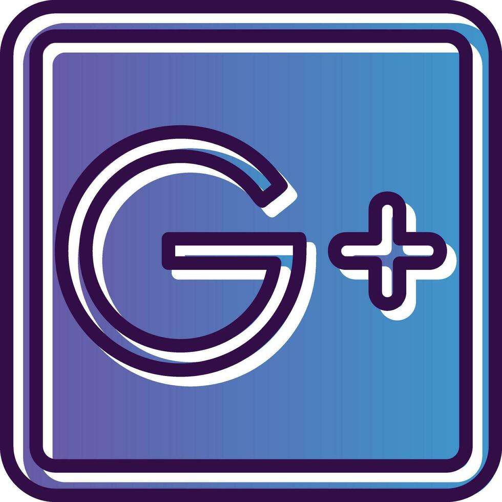 Google Plus Vector Icon Design