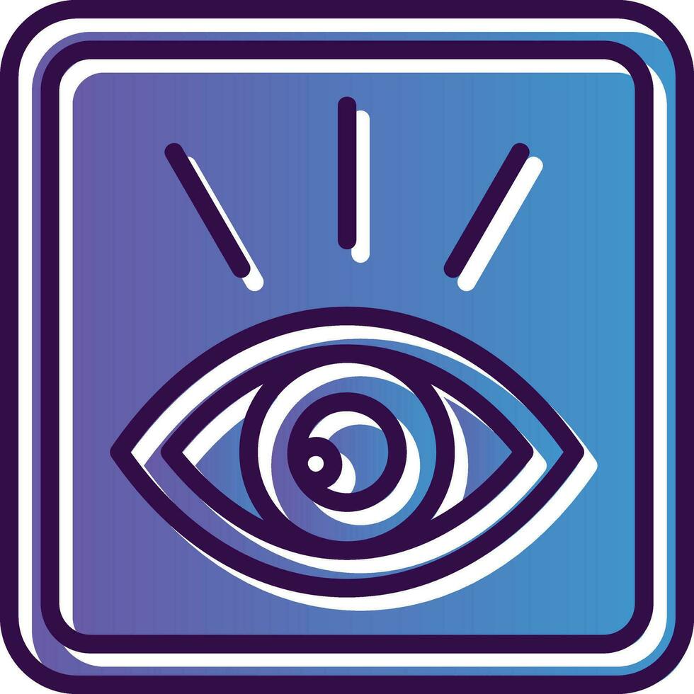 Eye Open Vector Icon Design
