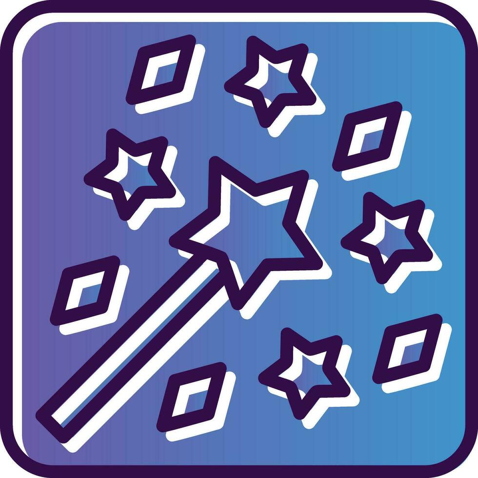 Magic Wand Vector Icon Design