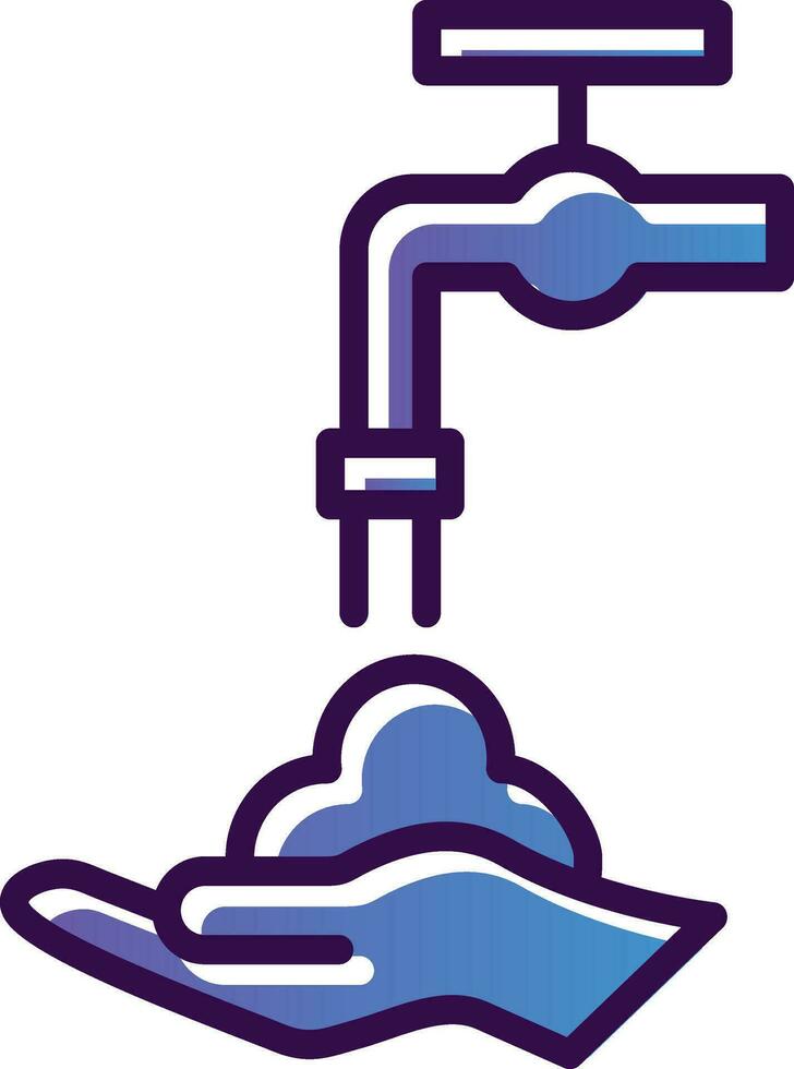 Hand wash Vector Icon Design