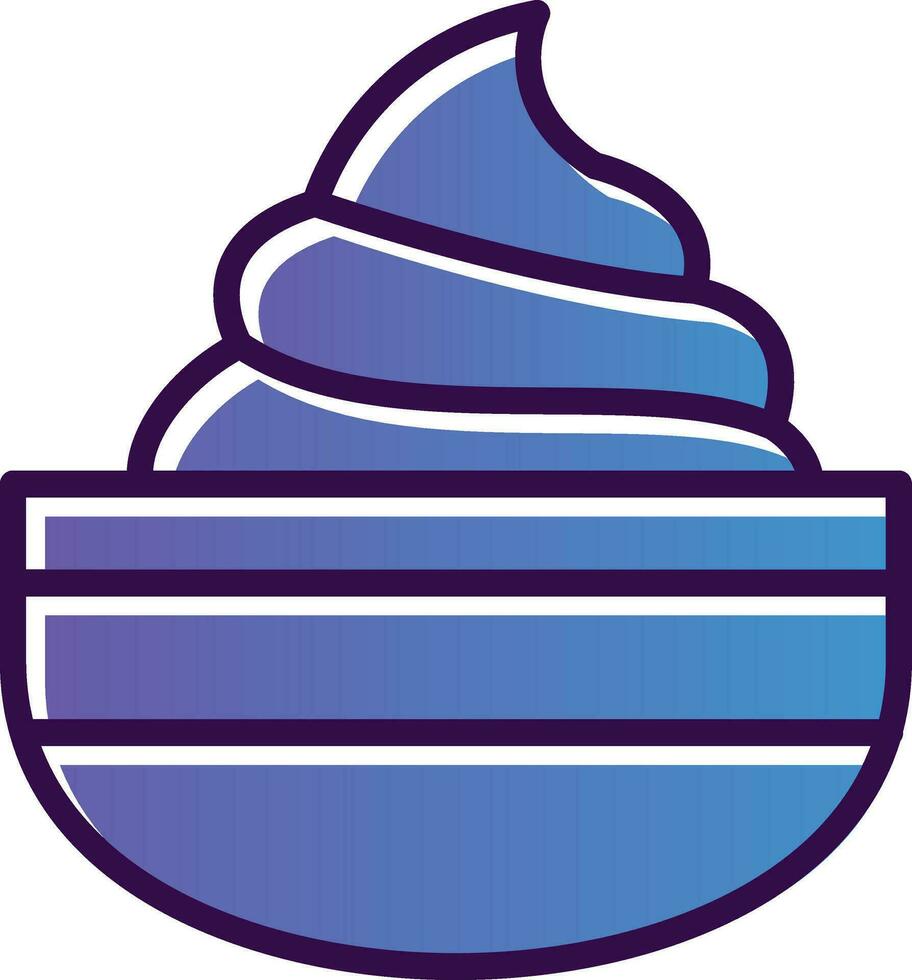 Cream Vector Icon Design