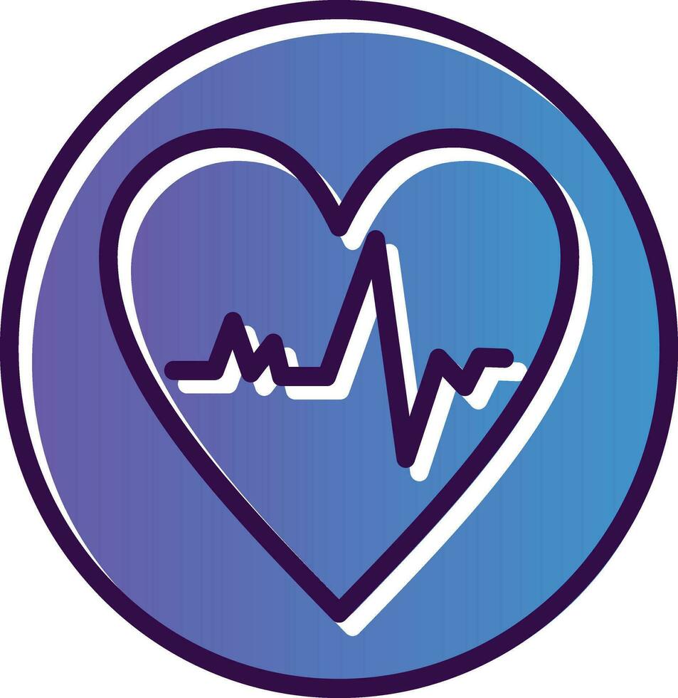 Heartbeat Vector Icon Design