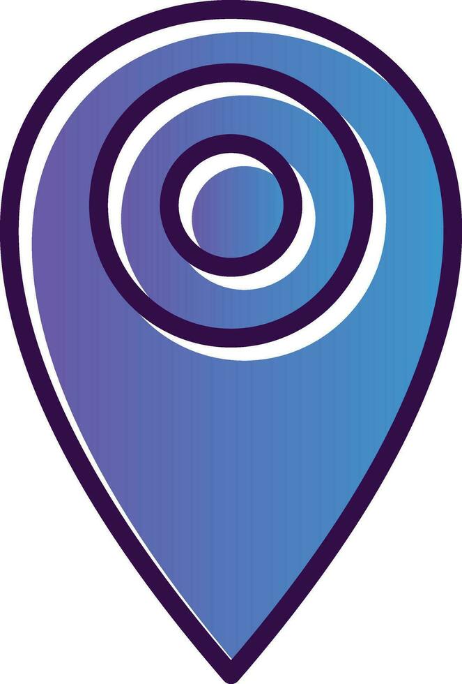 Pin point Vector Icon Design