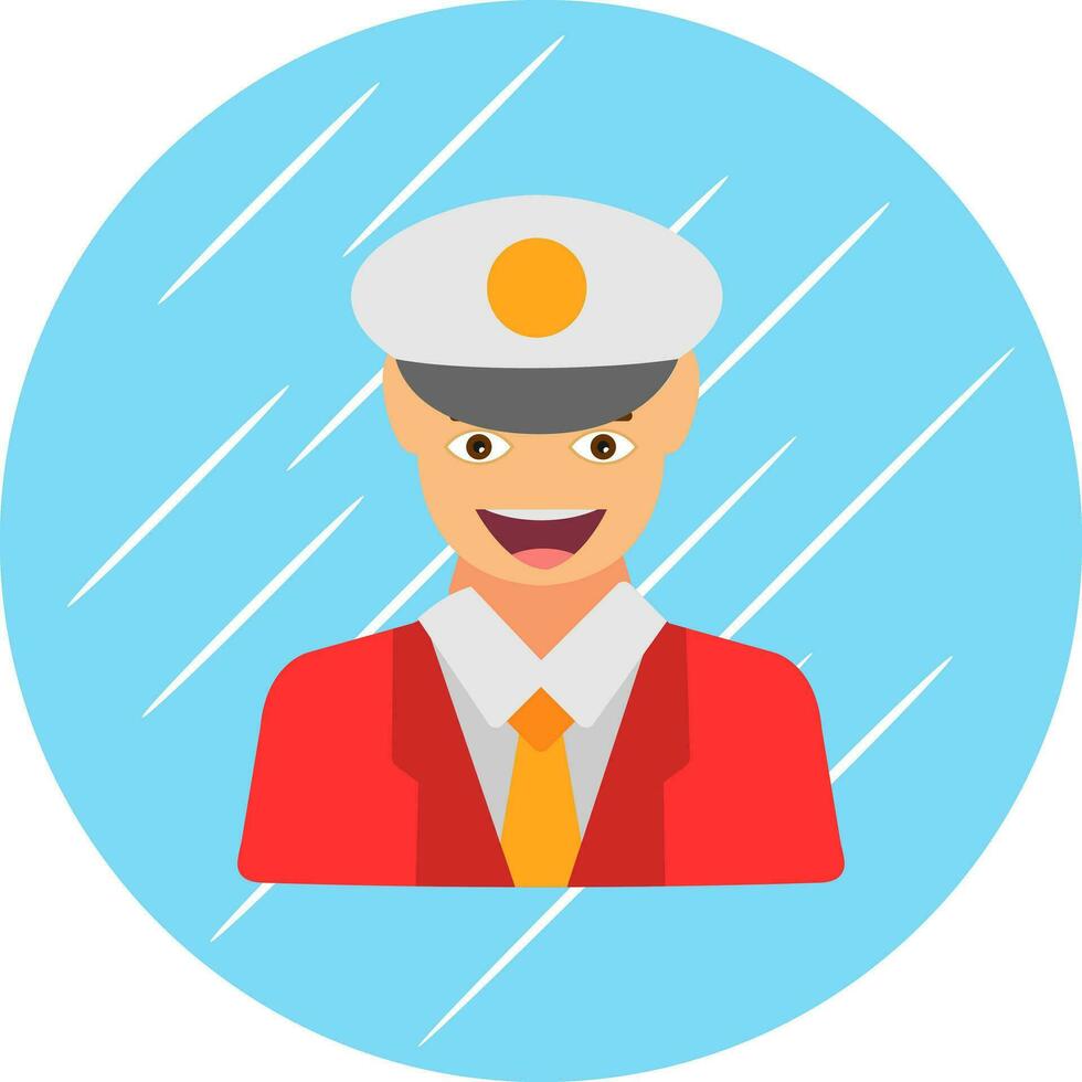 Pilot Vector Icon Design
