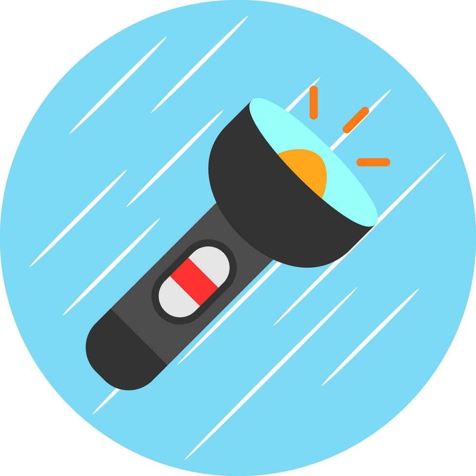 Flashlight Vector Icon Design