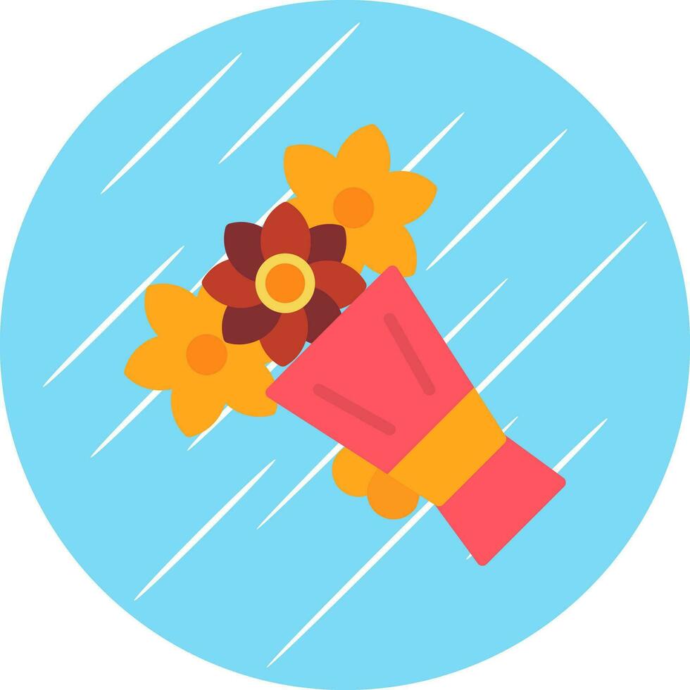 Bouquet Vector Icon Design