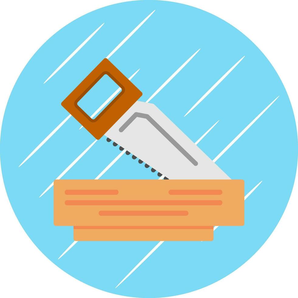 Wood Cuttor Vector Icon Design