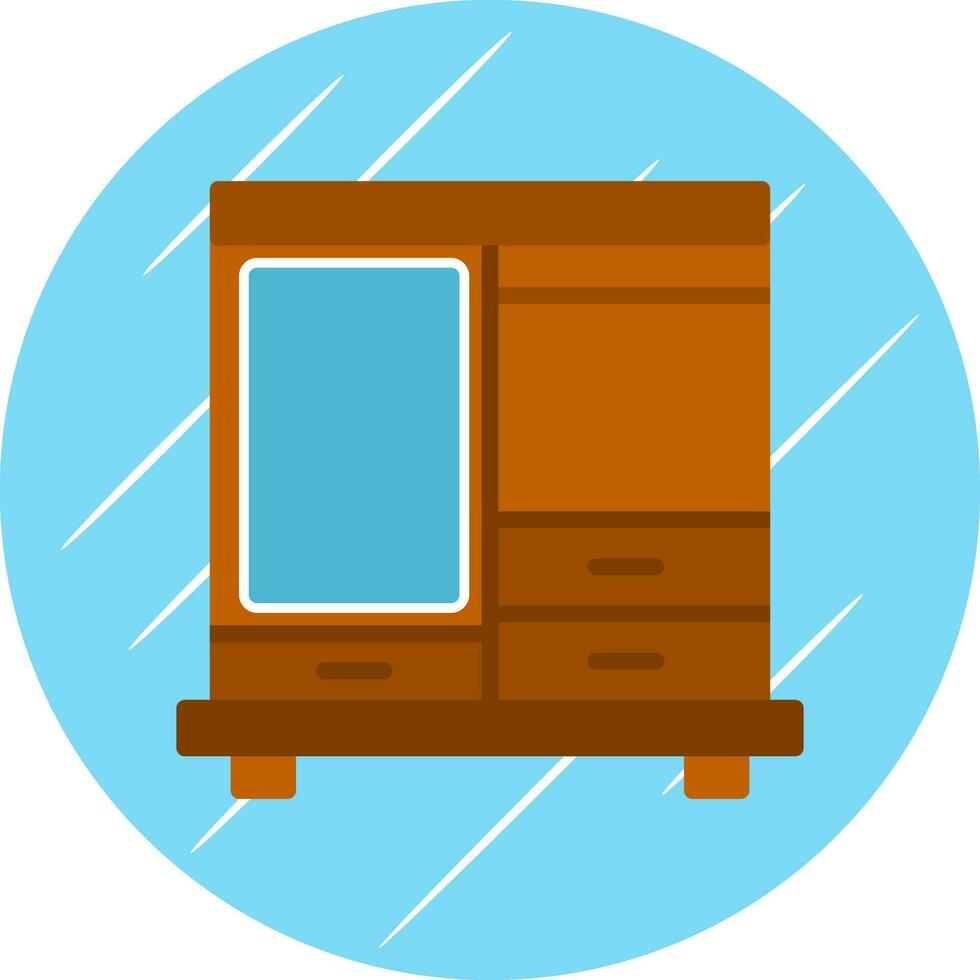 Wardrobe Vector Icon Design