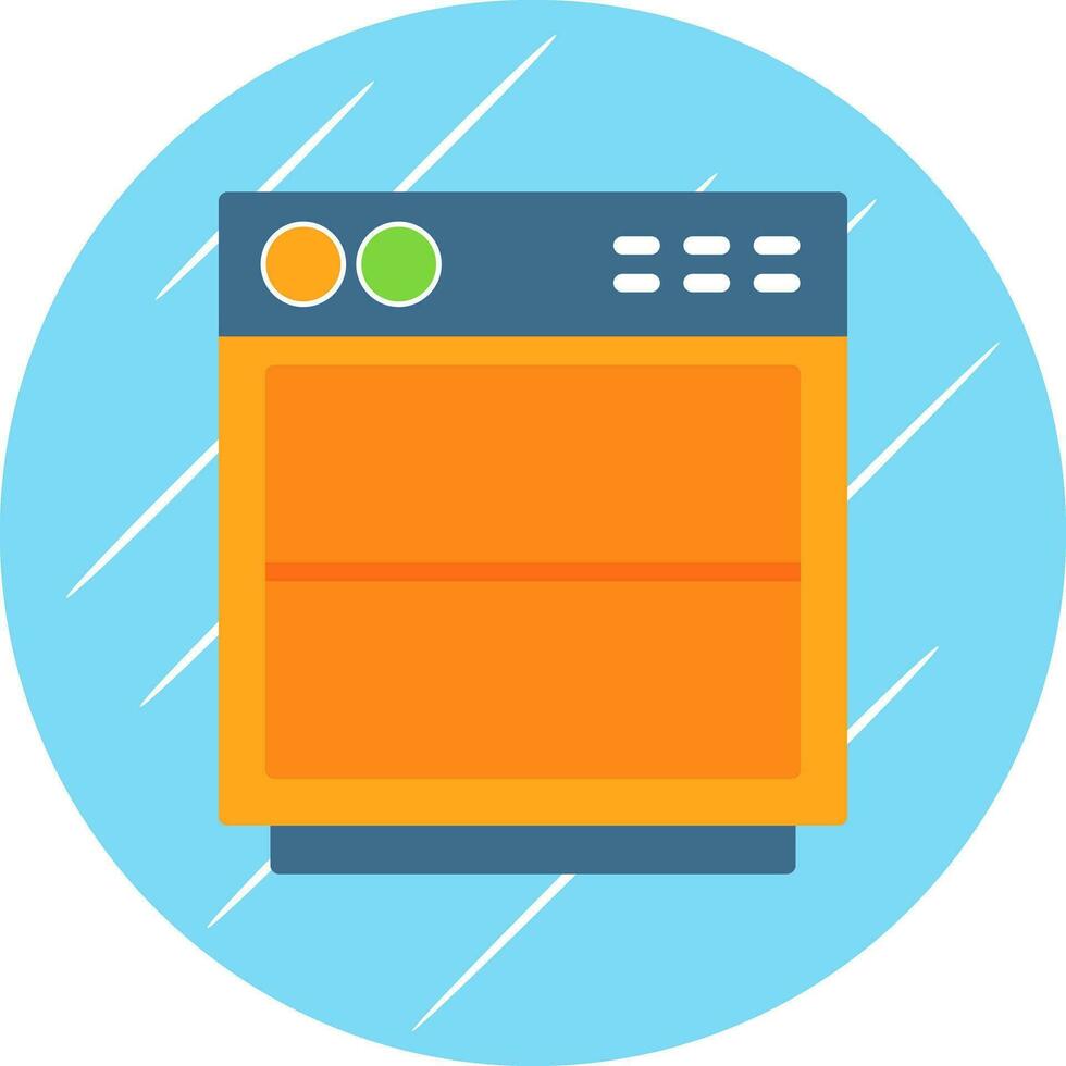 Dishwasher Vector Icon Design