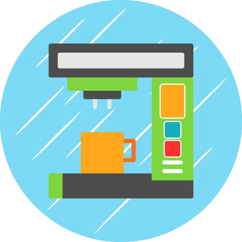 Coffee Machine Vector Icon Design