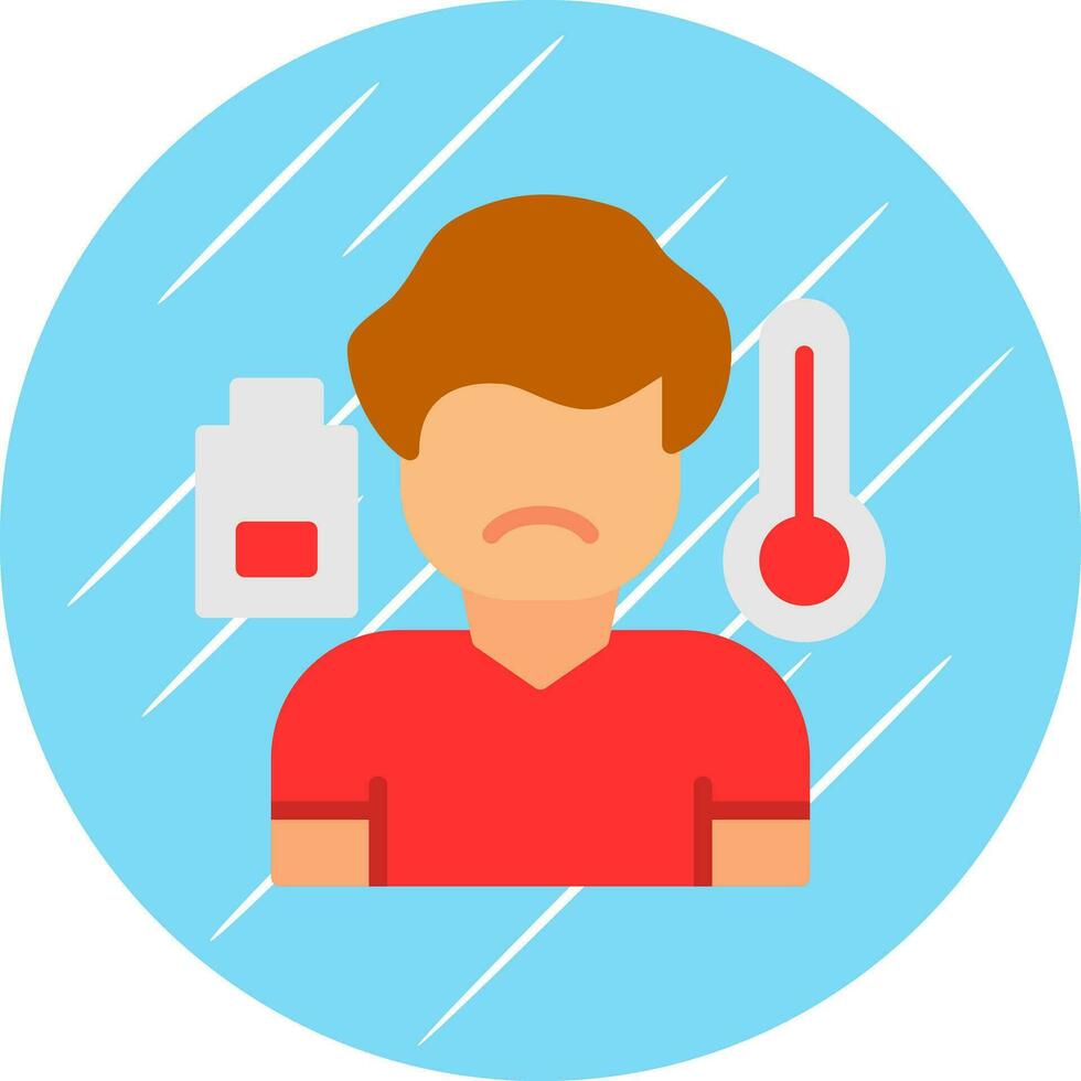 Sick boy Vector Icon Design