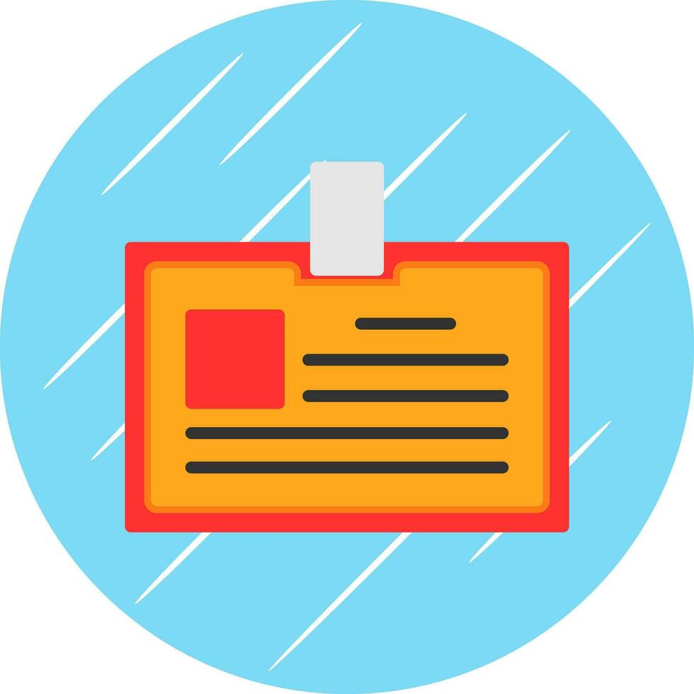 Identification card Vector Icon Design