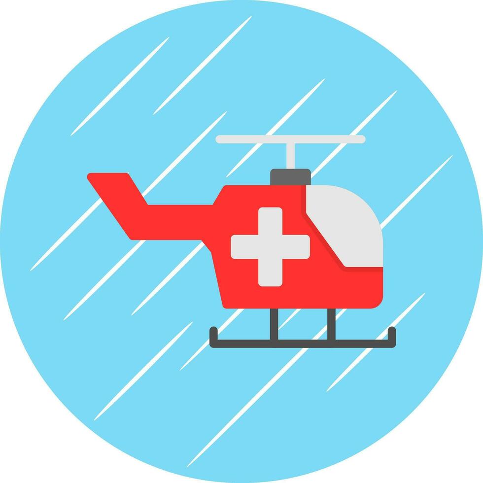 Air ambulance Vector Icon Design