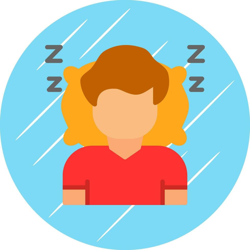 Sleeping Vector Icon Design