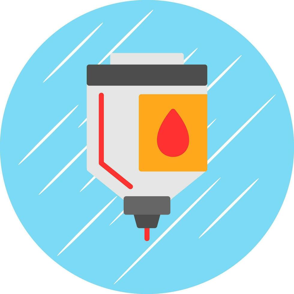 Blood bag Vector Icon Design