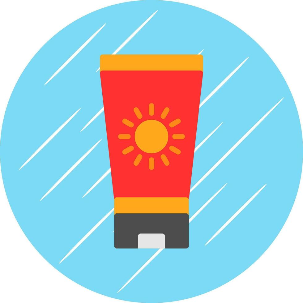 Sun block Vector Icon Design