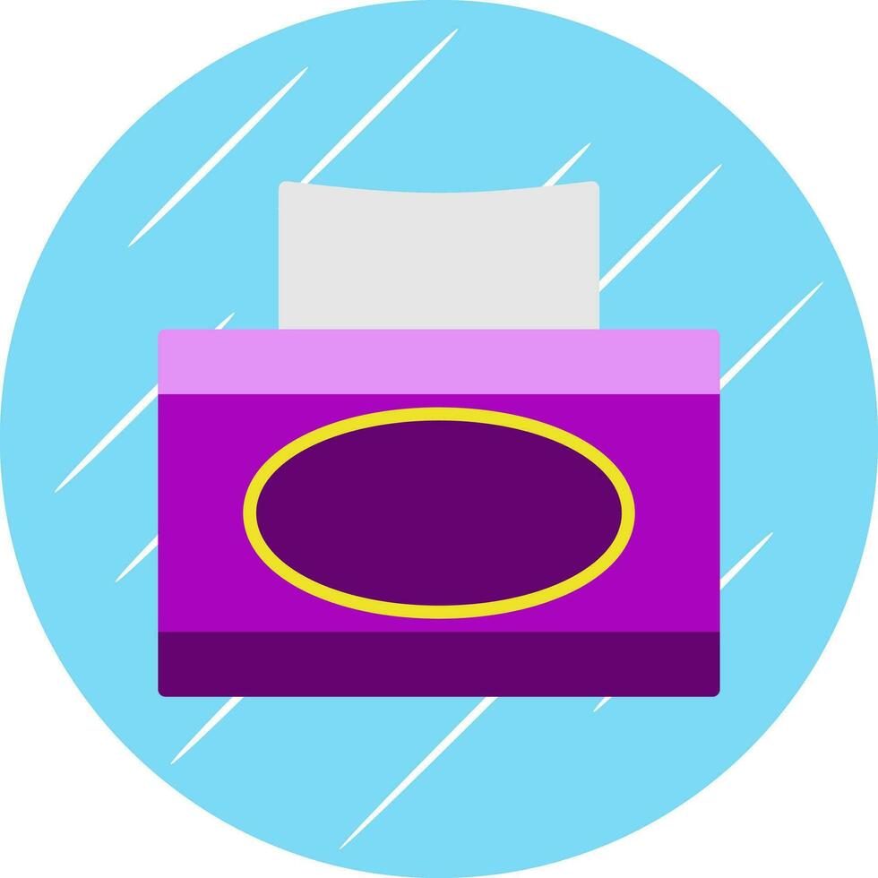 Tissue box Vector Icon Design